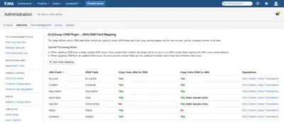 CRM Salesforce Integration for Jira for Atlassian — screenshot