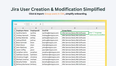 CSV User Importer for Jira for Atlassian — screenshot