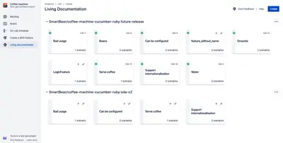 Cucumber BDD for Jira for Atlassian — screenshot