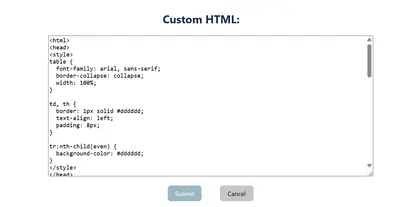 Custom HTML Embedder for Atlassian — screenshot
