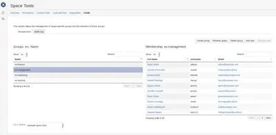 Custom Space User Management (CSUM) for DC and Cloud for Atlassian — screenshot