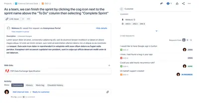Customer Tools for Jira Service Management for Atlassian — screenshot