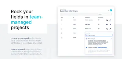 Customfield Editor for Jira for Atlassian — screenshot