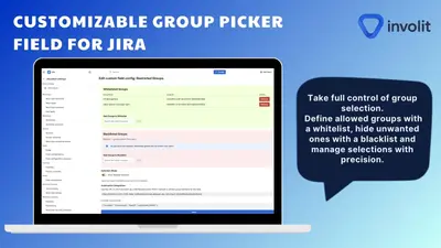 Customizable Group Picker Field for Jira for Atlassian — screenshot