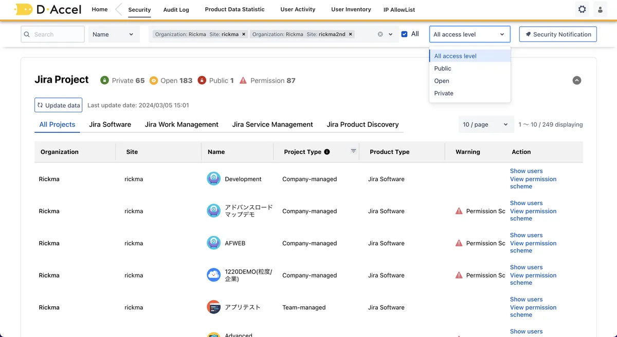 D-Accel for Confluence — screenshot from the Atlassian Marketplace listing