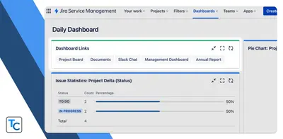 Dashboard Links for Jira Bookmarks & Quick Links for Atlassian — screenshot