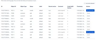 Data Checker For Jira for Atlassian — screenshot