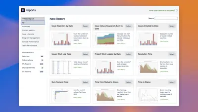 Dataplane Reports for Jira for Atlassian — screenshot