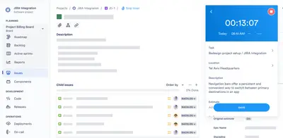 Day.io - Timesheets & Time tracking for Jira for Atlassian — screenshot