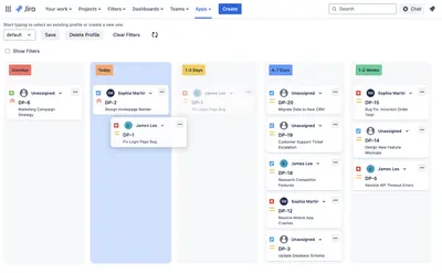 Deadline Tracker - Due Date Manager for Jira for Atlassian — screenshot
