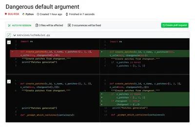 DeepSource Autofix for Atlassian — screenshot