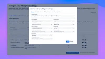 Delegated Project Creator for Jira for Atlassian — screenshot