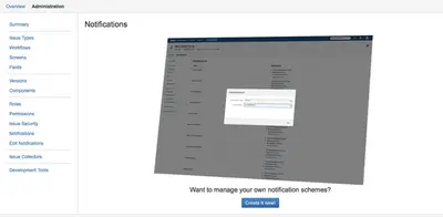 Delegated Project Notifications for Jira for Atlassian — screenshot
