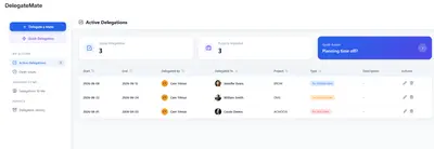DelegateMate – Out of Office and Auto Assignments for Atlassian — screenshot