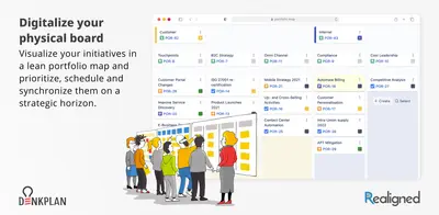 Denkplan Portfolio Map for Jira for Atlassian — screenshot