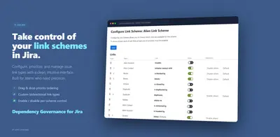 Dependency Governance for Jira for Atlassian — screenshot