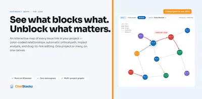 Dependency Graph for Jira for Atlassian — screenshot
