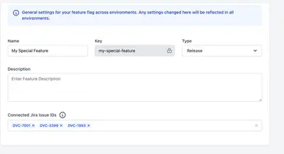 DevCycle Feature Flag Management for Jira for Atlassian — screenshot