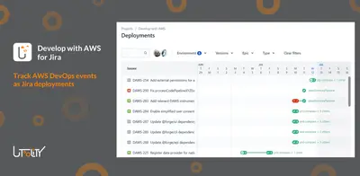 Develop with AWS for Jira for Atlassian — screenshot
