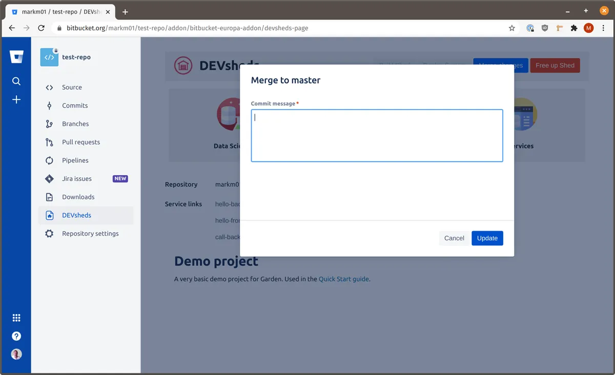 DEVsheds — screenshot from the Atlassian Marketplace listing