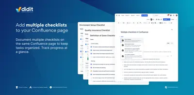 Didit - Checklists for Confluence for Atlassian — screenshot