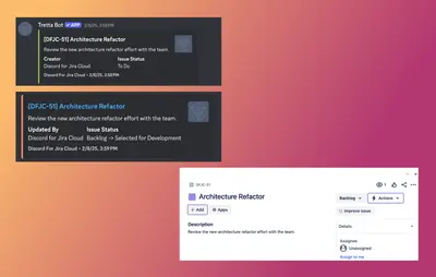 Discord for Jira Cloud by Tretta for Atlassian — screenshot