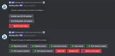 Discord integration for Bitbucket by Redwerk for Atlassian — screenshot