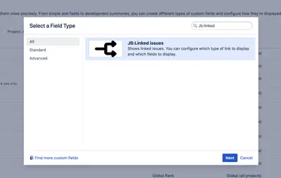 Display linked issues for Atlassian — screenshot