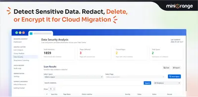 DLP - Sensitive Data (PII, GDPR) Scanner for Confluence for Atlassian — screenshot