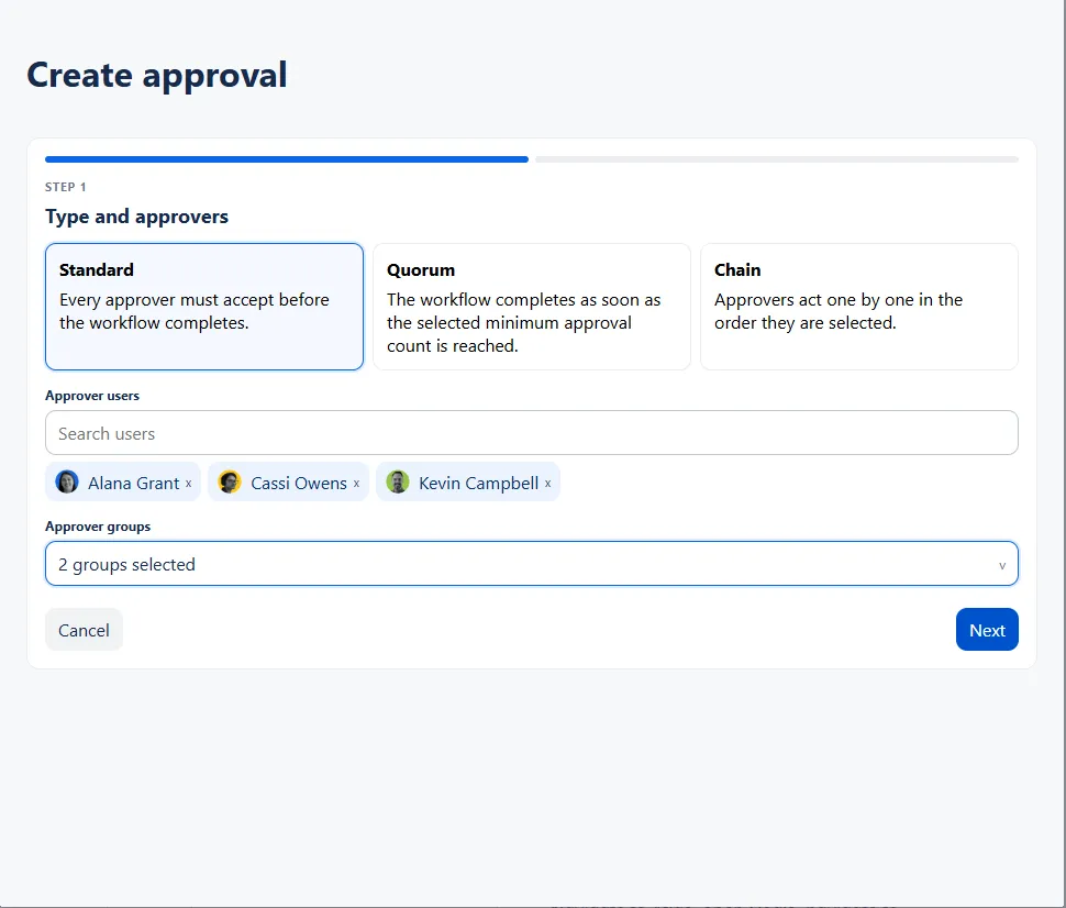Document Approval for Confluence — screenshot from the Atlassian Marketplace listing