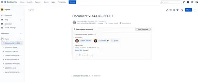 Document Control for Confluence Cloud for Atlassian — screenshot