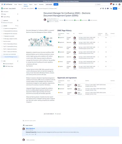 Document Manager for Confluence for Atlassian — screenshot