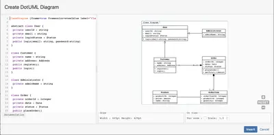 DotUML Diagrams for Atlassian — screenshot