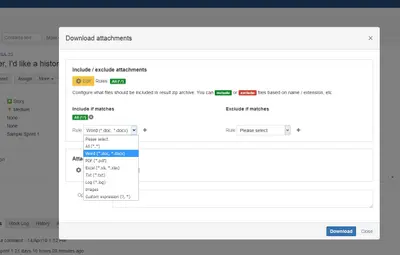 Download Attachments for Atlassian — screenshot