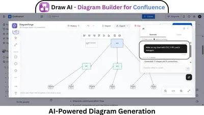 Draw AI - Diagram Builder for Confluence for Atlassian — screenshot