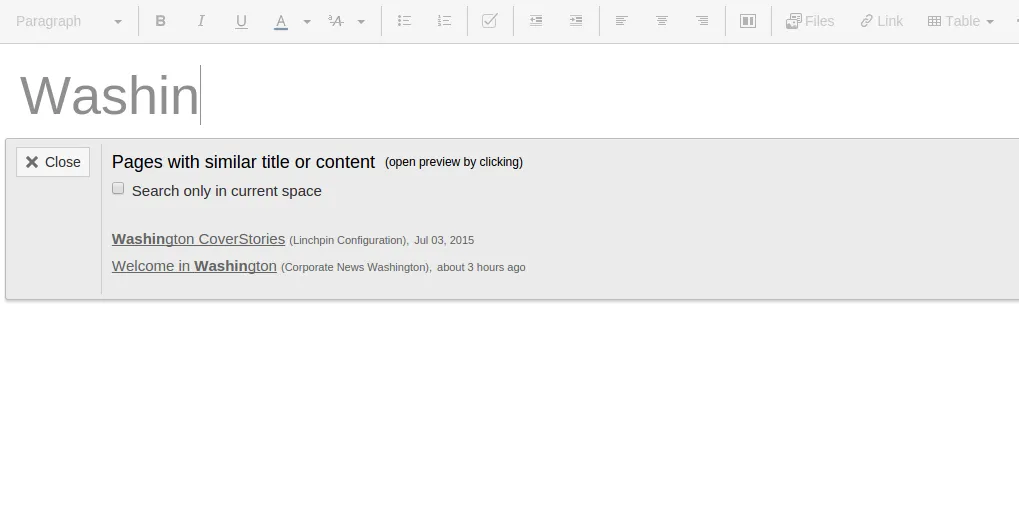 Duplicate Content Defender — screenshot from the Atlassian Marketplace listing