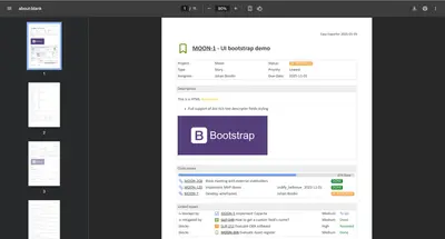 Easy PDF Export, Word Export, HTML Export, with Automation for Atlassian — screenshot