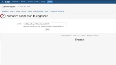 edgescan for Jira Cloud for Atlassian — screenshot