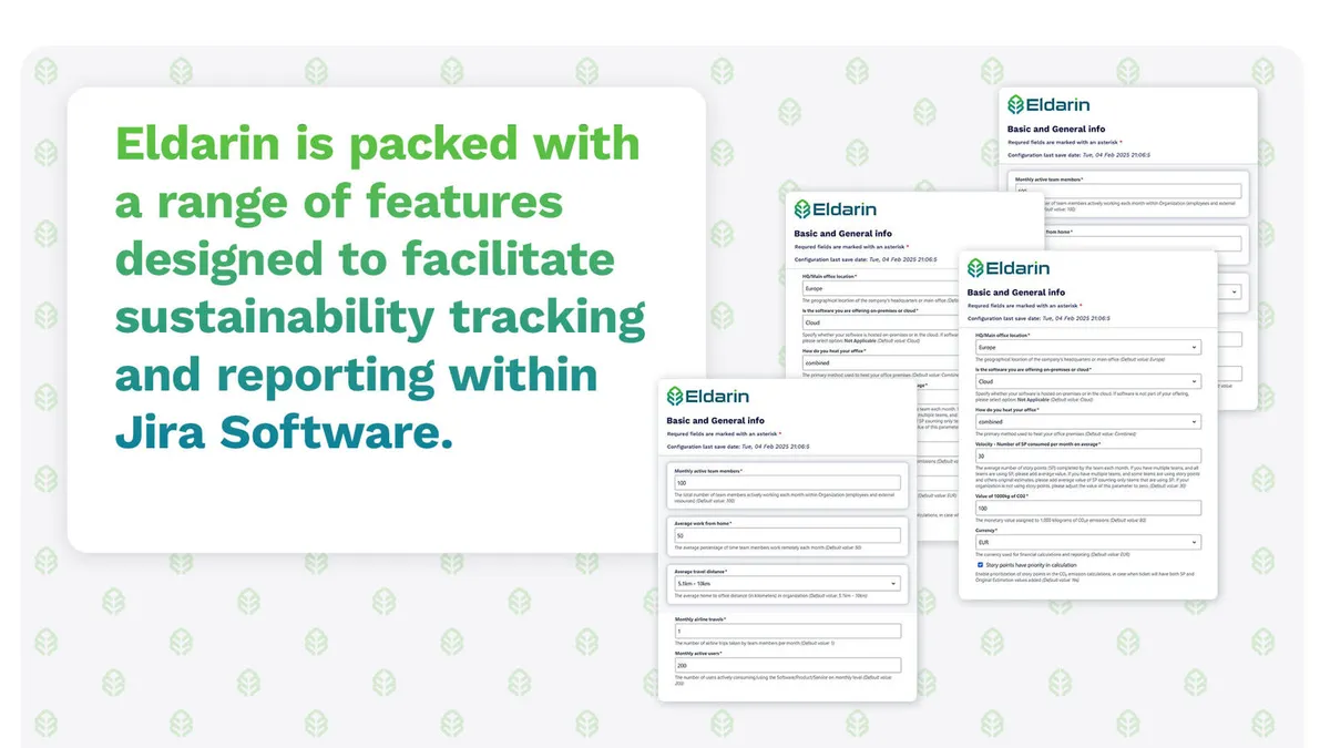 Eldarin — screenshot from the Atlassian Marketplace listing
