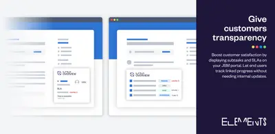 Elements Overview - display related issues in custom views for Atlassian — screenshot
