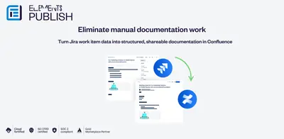 Elements Publish (Confluence pages created from Jira issues) for Atlassian — screenshot