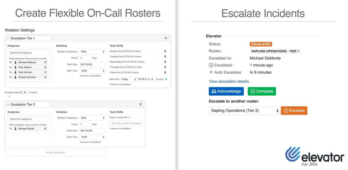 Elevator - Smart Issue Assignment — screenshot from the Atlassian Marketplace listing