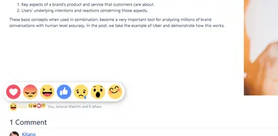 Emotions for Confluence for Atlassian — screenshot