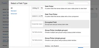 Encrypted Field for Atlassian — screenshot