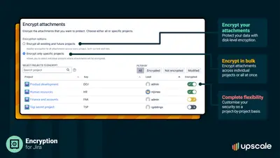 Encryption for Jira for Atlassian — screenshot