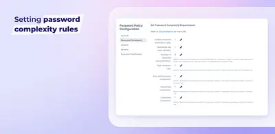 Enterprise Password Policy for Confluence for Atlassian — screenshot