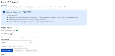 Entra ID Connect for JSM for Atlassian — screenshot