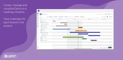 Epic Roadmap for Jira (Project Timeline for Data Center) for Atlassian — screenshot