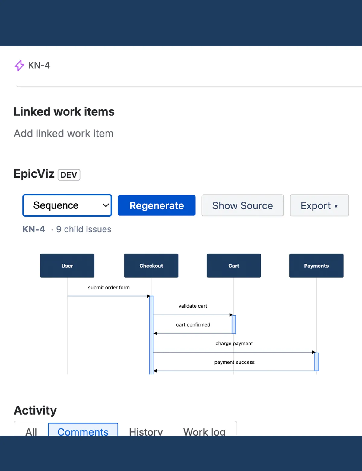 EpicViz — screenshot from the Atlassian Marketplace listing