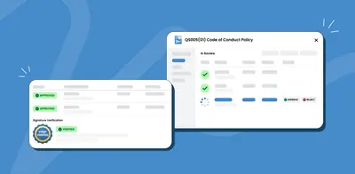 eSign Document QMS and Training for Atlassian — screenshot